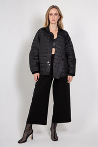 AIKO - Short Quilted Jacket Future Black