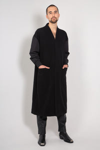 ACE - Wool Winter Coat Pure Black