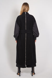 ACE - Wool Winter Coat Pure Black