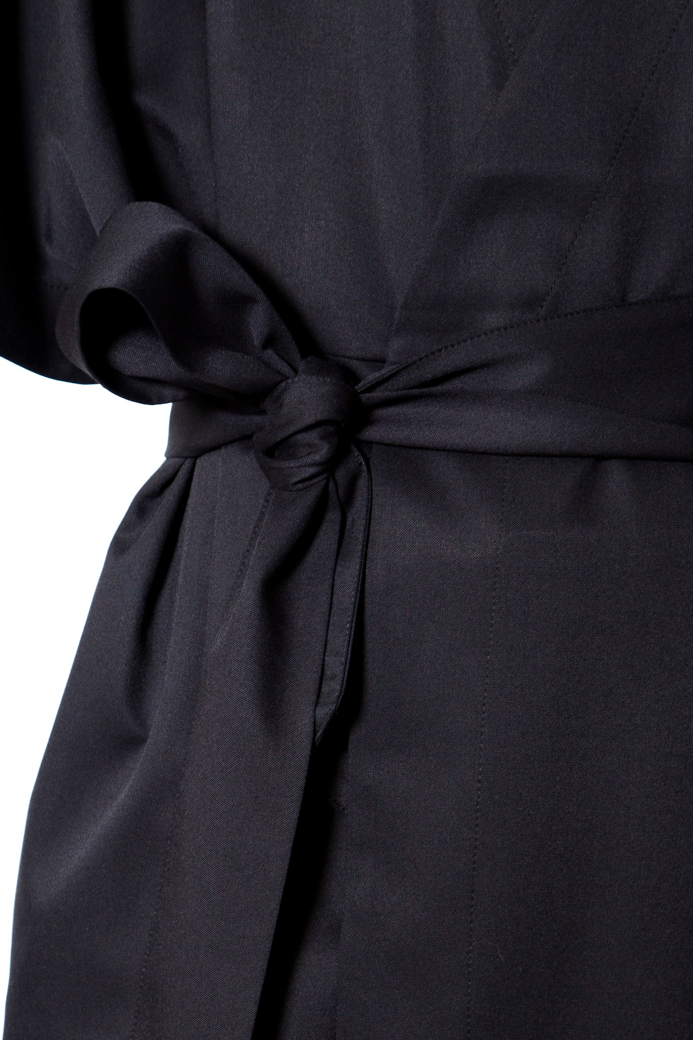 ASH - Long Kimono Recycled Black