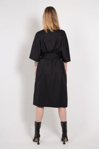 ASH - Long Kimono Recycled Black